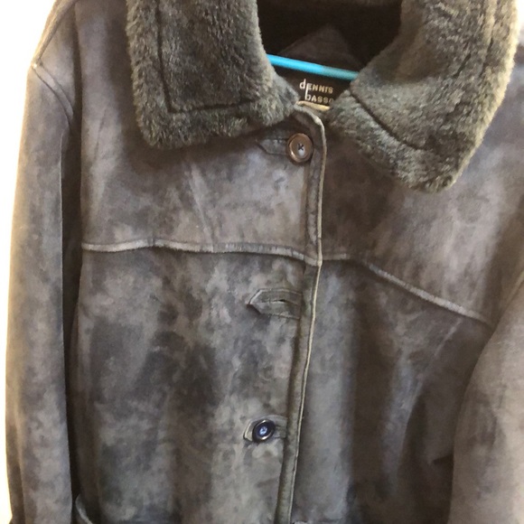 Dennis basso Large blue faux coat - Picture 2 of 2